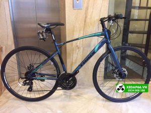Xe dap duong pho Touring Trinx Free2 2021 xanh 2 - Xe đạp đường phố