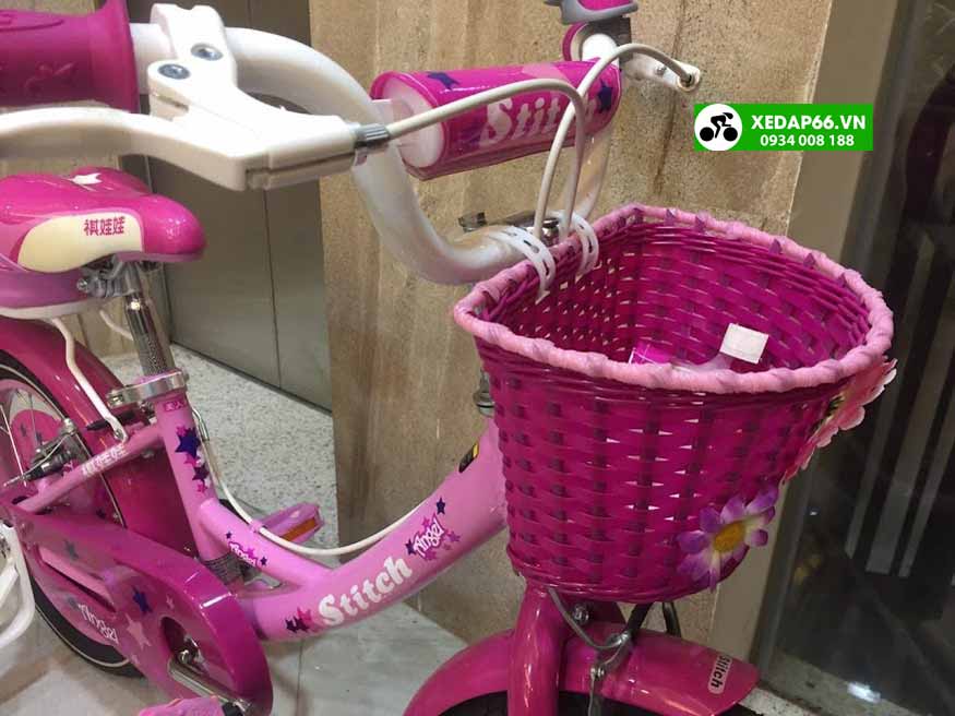 Gio xe dap tre em stitch angel jk906 hong - Xe đạp đường phố