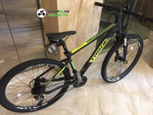 Xe dap dia hinh MTB TRINX D700 Elite Alivio 2022 den xanh la2 - Xe đạp đường phố