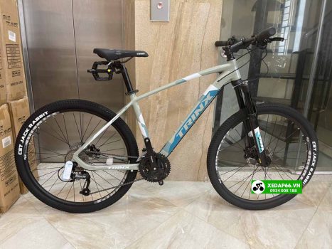 Xe dap dia hinh mtb Trinx X1 One 2021 ghi xanh - Xe đạp đường phố
