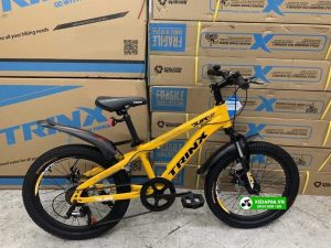 Xe dap dia hinh tre em Trinx junior 1.0 2020 vang cam - Xe đạp đường phố