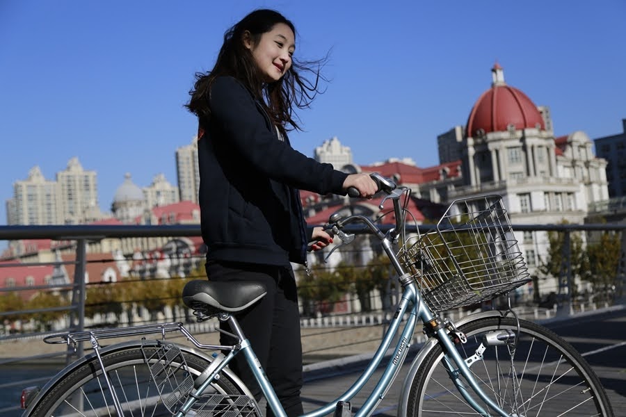 Xe đạp Mini Nhật Maruishi CAT2633 10 - Xe đạp đường phố Xe dap mini Nhat CAT 2633 xanh XD66 1 - Xe đạp đường phố