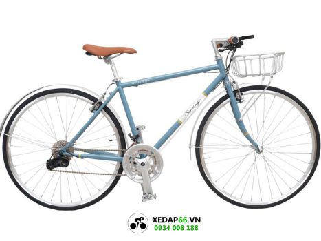 Xe dap the thao touring soming traverse xanh ngoc - Xe đạp đường phố
