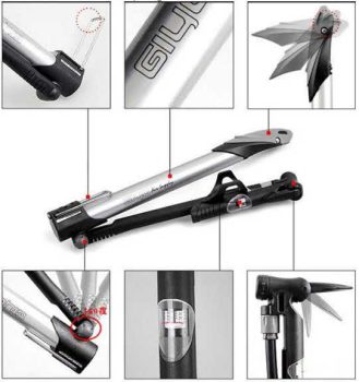 Bơm tay gắn trên xe đạp Giyo GM-71 (Taiwan) 6 - Xe đạp đường phố bom giyo gm 71 XD66 3 - Xe đạp đường phố