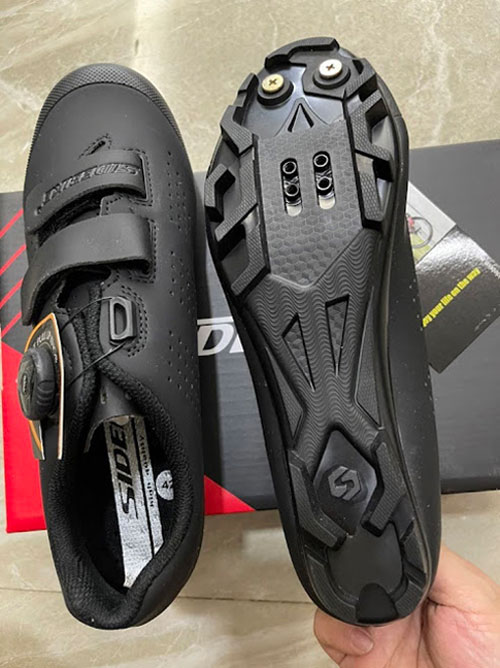 Giày cá xe đạp Sidebike SD023 đế road và mtb 4 - Xe đạp đường phố de mtb giay ca dap xe sidebike sd023 den XD66 - Xe đạp đường phố
