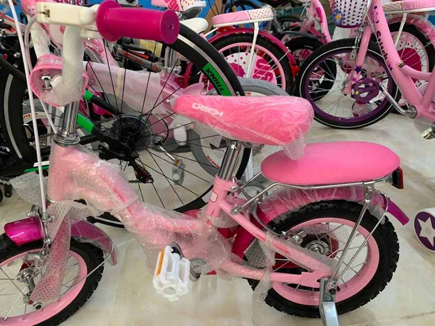 Xe đạp trẻ em DECH 908 4 - Xe đạp đường phố xe dap be gai dech 908 hong 2 - Xe đạp đường phố