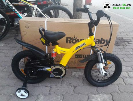 xe dap cho be royalbaby flyingbear b9 vang - Xe đạp đường phố
