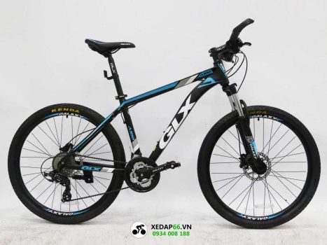 Xe đạp địa hình MTB GALAXY A100 26 8 - Xe đạp đường phố xe dap dia hinh mtb glx a100 26 den xanh duong - Xe đạp đường phố