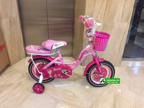 xe dap em be lanq r53 12 hong - Xe đạp đường phố