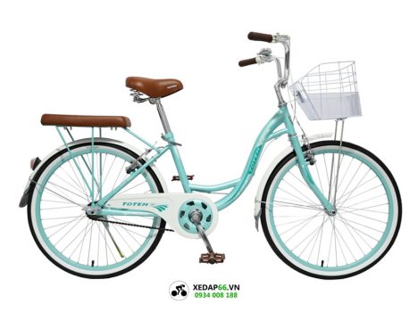xe dap mini totem suny 24 xanh 2 - Xe đạp đường phố