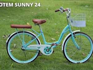 xe dap mini totem suny 24 xanh - Xe đạp đường phố