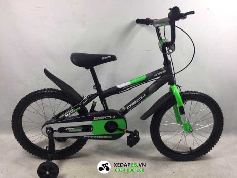 xe dap tre em dech 901 den xanh la - Xe đạp đường phố