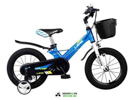 xe dap tre em lanq r50 16 xanh - Xe đạp đường phố