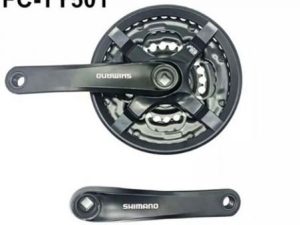 Bộ đùi đĩa xe đạp Shimano TY501 28/38/48T 170L (Chính hãng)