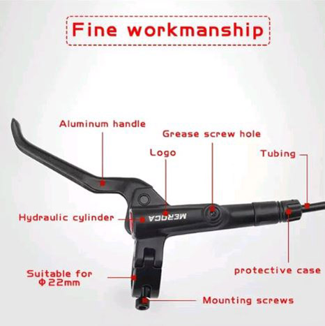 Bo phanh dau meroca hd m800 03 - Xe đạp đường phố