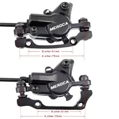 Bo phanh dau meroca hd m800 04 - Xe đạp đường phố