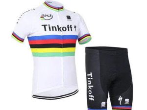 Bộ quần áo ngắn đạp xe Tinkoff (bán theo bộ)