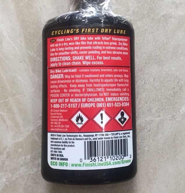 Dầu tra xích xe đạp Finish line 120ml - Chính hãng 2 - Xe đạp đường phố Dau tra xich xe dap chinh hang finishline 02 - Xe đạp đường phố