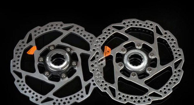 Dia phanh shimano sm rt54 160 mm lock 01 - Xe đạp đường phố