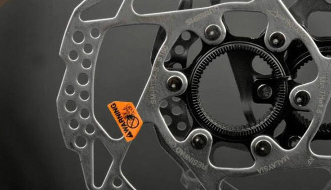 Dia phanh shimano sm rt54 160 mm lock 03 - Xe đạp đường phố