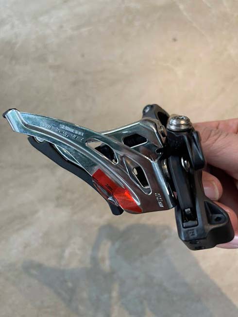 Gạt đĩa xe đạp Shimano Deore M5100 2x11S gạt treo - chính hãng Japan 1 - Xe đạp đường phố Gat dia 2 tang shimano deorr m5100 01 - Xe đạp đường phố