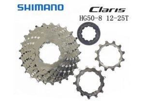 Líp thả Shimano CS-HG 50-8 12-25T cho xe đạp đua Road (Chính hãng)