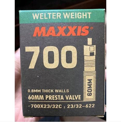 Săm xe đạp hiệu Maxxis 700×23/32C Welter Weight- Chính hãng 1 - Xe đạp đường phố Sam maxxis 700 23c 32c welter weigth 01 - Xe đạp đường phố
