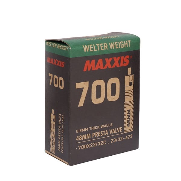 Săm xe đạp hiệu Maxxis 700×23/32C Welter Weight- Chính hãng 2 - Xe đạp đường phố Sam maxxis 700 23c 32c welter weigth 48mm - Xe đạp đường phố