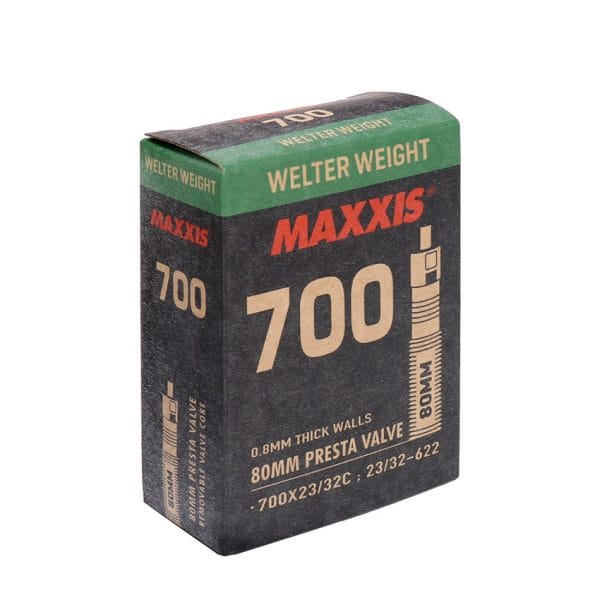 Săm xe đạp hiệu Maxxis 700×23/32C Welter Weight- Chính hãng 3 - Xe đạp đường phố Sam maxxis 700 23c 32c welter weigth 80mm - Xe đạp đường phố