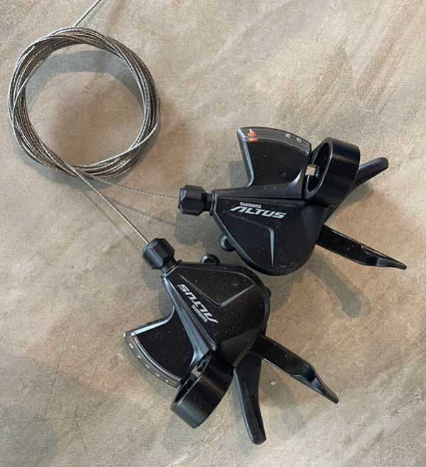 Tay đề Shimano Altus M2010 3×9/2×9 Indo (Chính hãng) 1 - Xe đạp đường phố Tay de bam xa shimano altus m2010 3x9 01 - Xe đạp đường phố