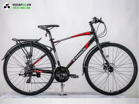 Xe dap duong pho Trinx Free 2.0 City den do - Xe đạp đường phố