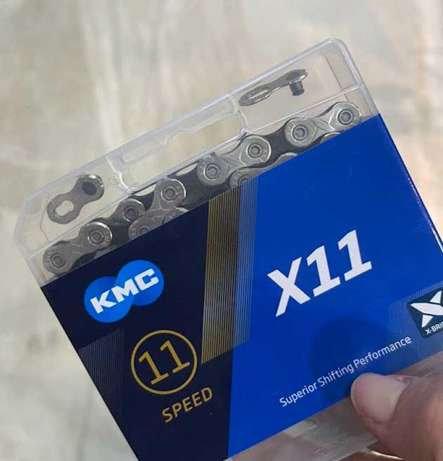 Xích xe đạp hiệu KMC X11 hộp (Chính hãng) 1 - Xe đạp đường phố Xich kmc x11 hop hang 01 - Xe đạp đường phố
