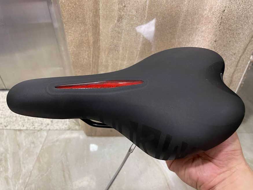 Yên xe đạp loại dày SR Selle Royal Lookin Silicon (Chính hãng 2022) 2 - Xe đạp đường phố Yen day SR selle royal lookin den do 2 - Xe đạp đường phố