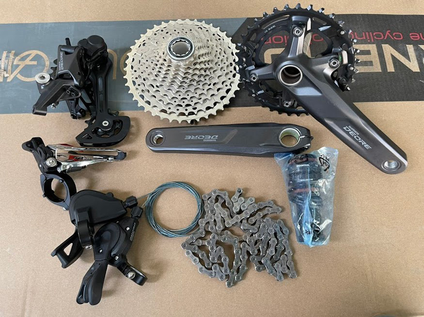 bo group shimano deore m5100 2x11s 01 - Xe đạp đường phố