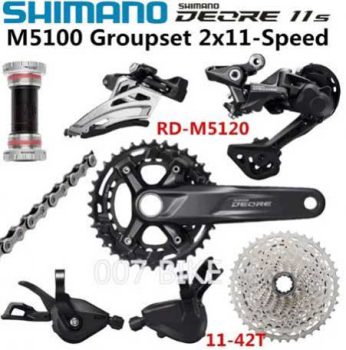 bo group shimano deore m5100 2x11s - Xe đạp đường phố