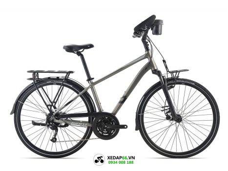 xe dap city touring giant trooper 5100 nam ghi - Xe đạp đường phố