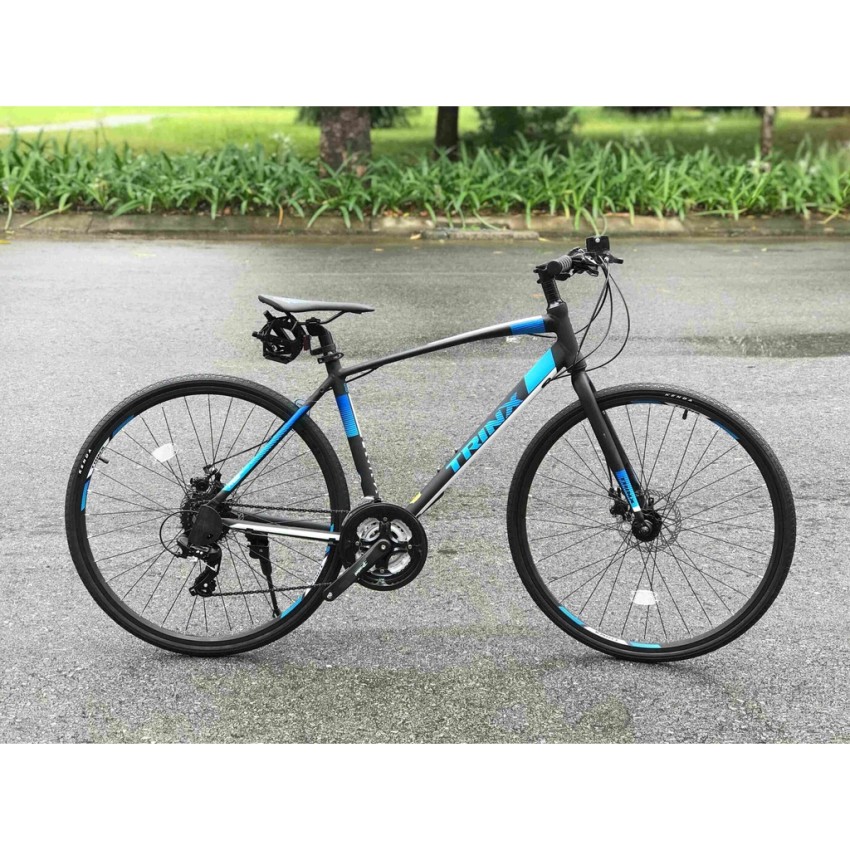 Xe đạp đường phố TrinX - Xe đạp thể thao chất lượng, mẫu mã đẹp 10 - Xe đạp đường phố Xe đạp thành phố TrinX Free 2.0 màu đen xanh dương