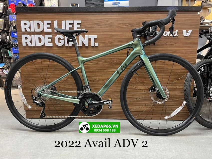 Xe dap dua nu Giant liv avail adv 2 2022 xanh 01 - Xe đạp đường phố