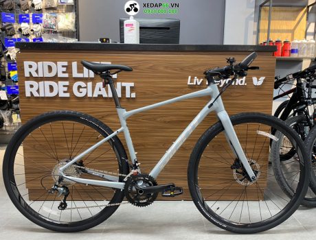 Xe dap duong pho Touring Giant Revolt F1 2022 xam - Xe đạp đường phố