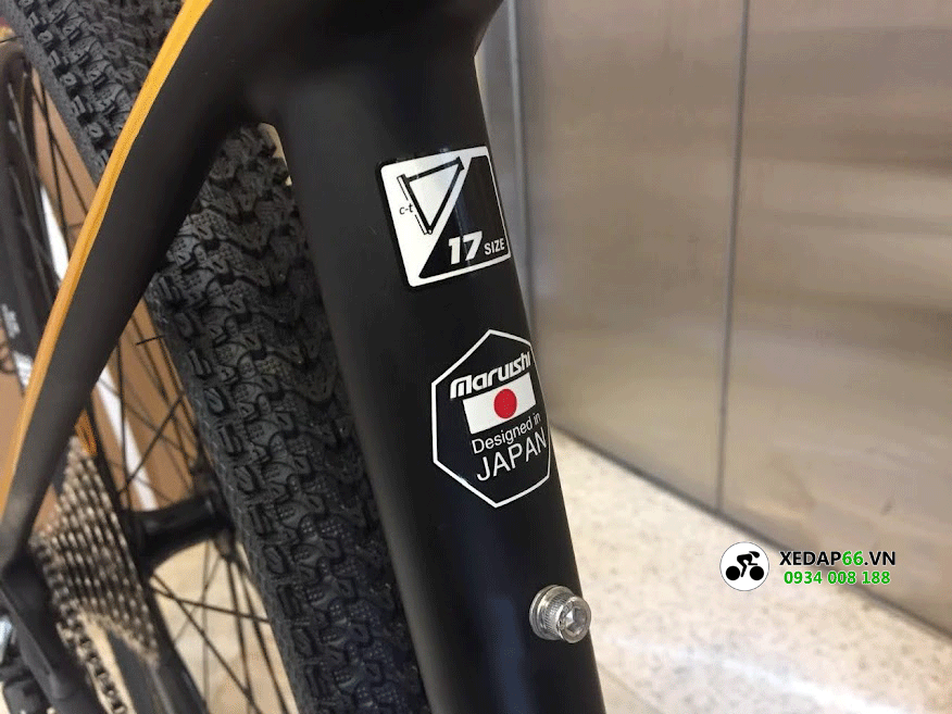 Tem xe dap dia hinh MTB carbon Maruishi Unzen - Xe đạp đường phố