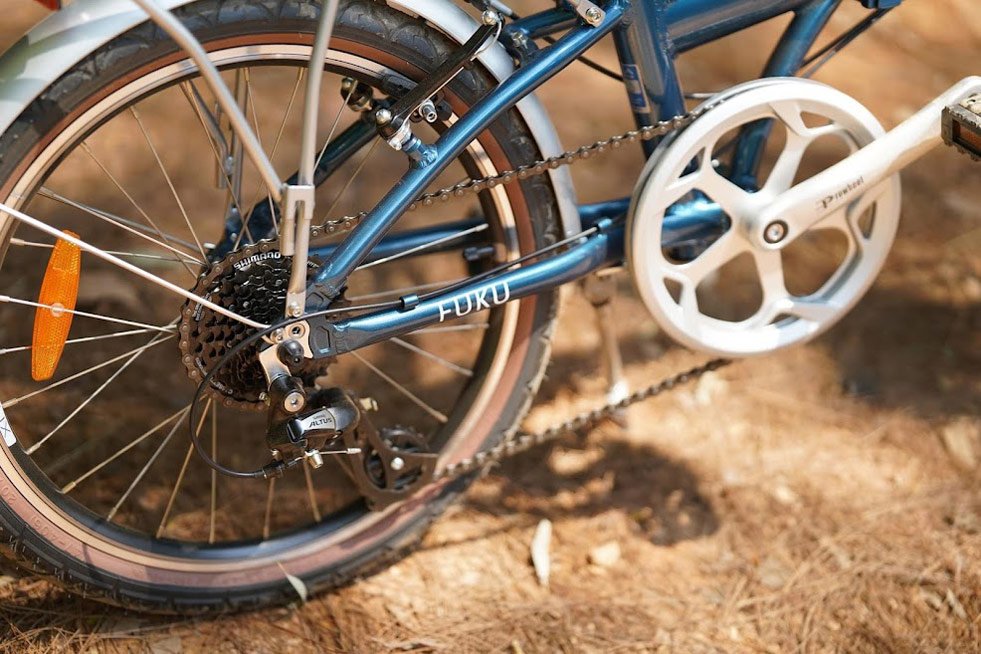 Xe đạp gấp gọn CHEVAUX FUKU 20 inch 8 - Xe đạp đường phố bo chuyen dong xe dap gap chevaux fuku - Xe đạp đường phố