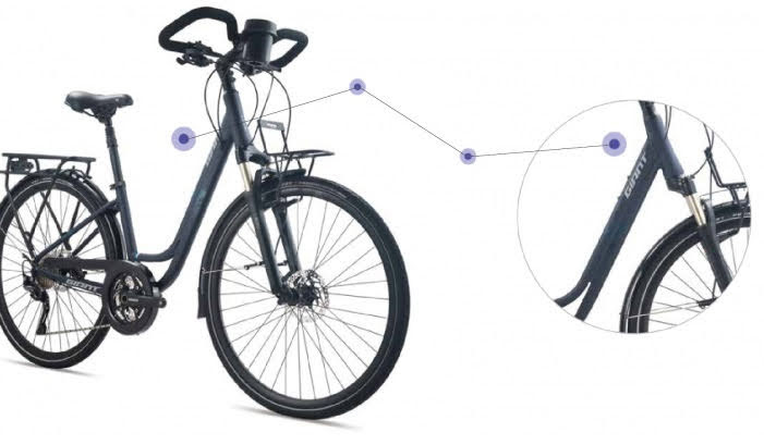 xe dap city touring trooper 5500 2023 01 - Xe đạp đường phố