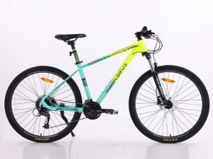 xe dap dia hinh magicbros leader 2 cyan yellow - Xe đạp đường phố