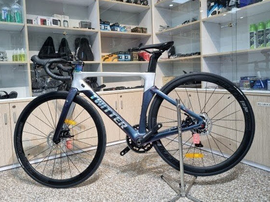 Xe đạp đua road TWITTER AURORA R7000 (phanh đĩa) 10 - Xe đạp đường phố Twitter Aurora R7000 22 speed Cemment-grey