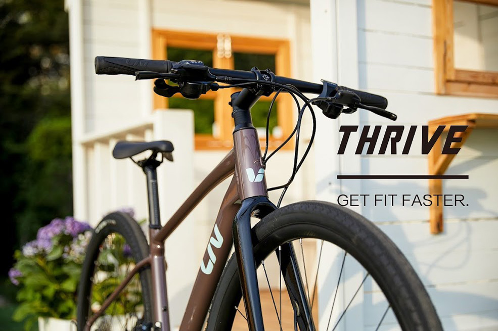 Ghi dong xe dap touring nu LIV THRIVE 2 2023 ghi tim - Xe đạp đường phố