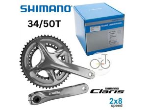 Bộ đùi đĩa xe đạp Shimano Claris R2000 8S 34/50T