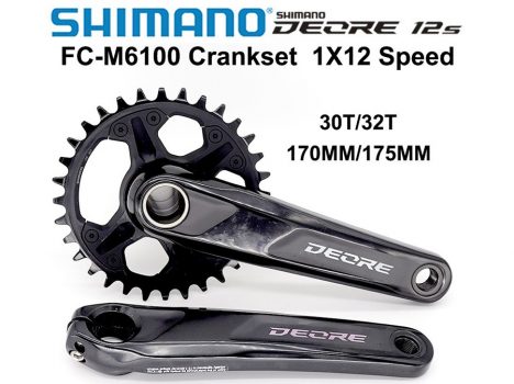 Bộ đùi đĩa xe đạp Shimano Deore M6100 - Chính hãng 6 - Xe đạp đường phố bo dui dia xe dap shimano deore m6100 01 - Xe đạp đường phố