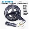 Bộ đùi đĩa xe đạp Shimano Ultegra R8000 2x11S (chính hãng) 7 - Xe đạp đường phố bo dui dia xe dap shimano ultegrad r8000 2x11s 01 - Xe đạp đường phố