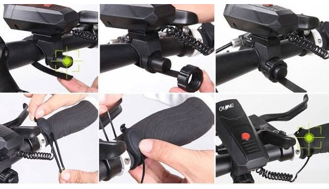 Còi điện xe đạp BL25 5 - Xe đạp đường phố coi dien cao cap BL25 06 - Xe đạp đường phố