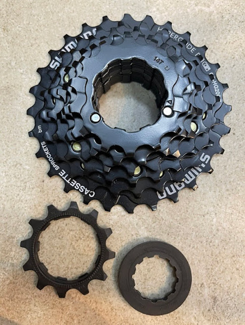 Líp thả 7 tầng Shimano CS-HG200 màu đen (chính hãng) 1 - Xe đạp đường phố lip tha xe dap 7 tang shimano hg 200 7 den 02 - Xe đạp đường phố